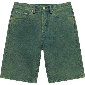 Pantalones Cortos Supreme Baggy Denim Verde | CR358IS