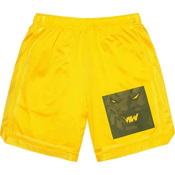 Pantalones Cortos Supreme Ronin Mesh Amarillo | CR348BC