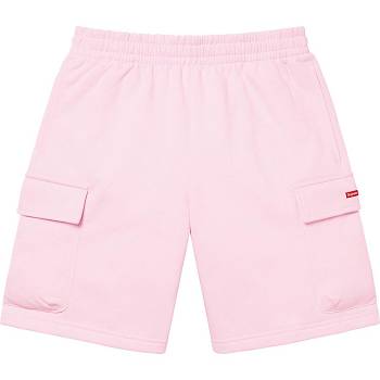 Pantalones Cortos Supreme Small Box Baggy Cargo Sweat Rosas | CR367JJ