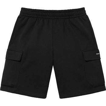 Pantalones Cortos Supreme Small Box Baggy Cargo Sweat Negras | CR369LH