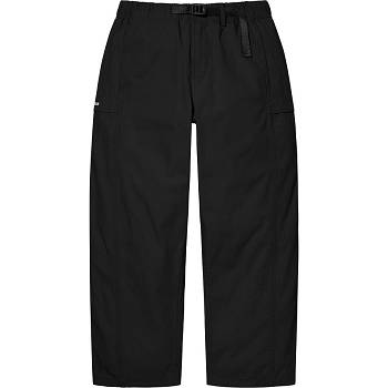 Pantalones Supreme Belted Trail Pant Negras | CR415DN