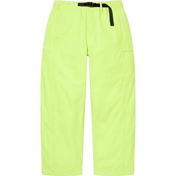 Pantalones Supreme Belted Trail Pant Verde | CR416FM