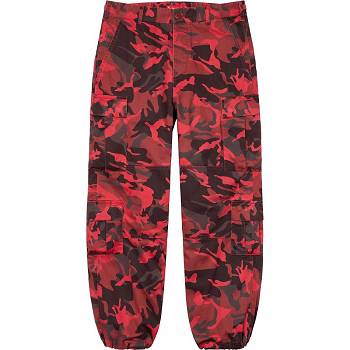 Pantalones Supreme Cargo Pant Rojas Camuflaje | CR394KI