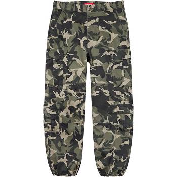 Pantalones Supreme Cargo Pant Verde Camuflaje | CR395LH