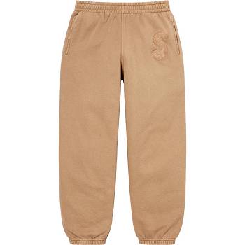 Pantalones Supreme Overdyed S Logo Sweatpant Marrones | CR405EX