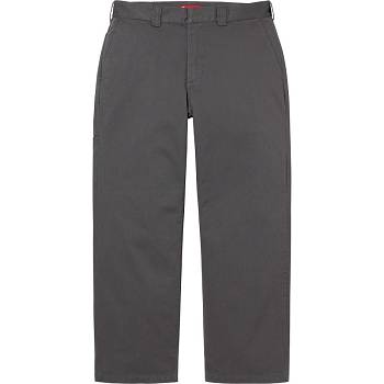 Pantalones Supreme Work Pant Gris | CR419JJ