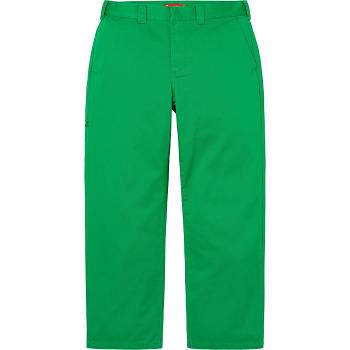 Pantalones Supreme Work Pant Verde | CR418HK