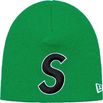 Sombreros Supreme New Era® S Logo Beanie Verde | CR150IS