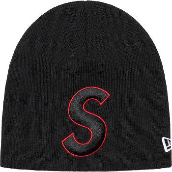 Sombreros Supreme New Era® S Logo Beanie Negras | CR152PQ