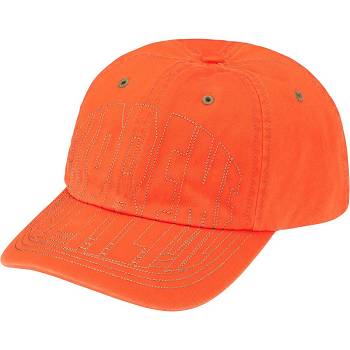 Sombreros Supreme Visor Stitch 6-Panel Naranjas | CR127AP