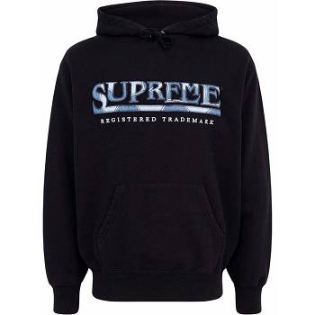 Sudadera Con Capucha Supreme Logo Embroide Negras | CR473LH