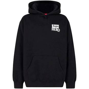 Sudadera Con Capucha Supreme X Antihero Negras | CR459TV