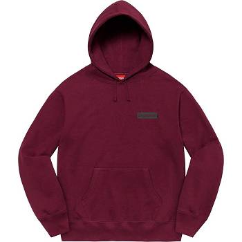 Sudaderas Supreme Fiend Hooded Burdeos | CR290KI