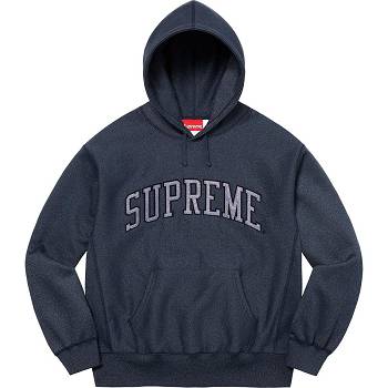 Sudaderas Supreme Glitter Arc Hooded Azul Marino | CR295VD