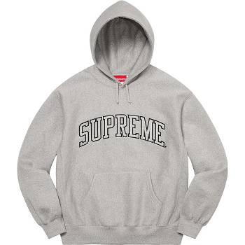 Sudaderas Supreme Glitter Arc Hooded Gris | CR299QZ