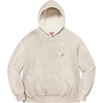 Sudaderas Supreme Overdyed S Logo Hooded Blancas | CR279UT