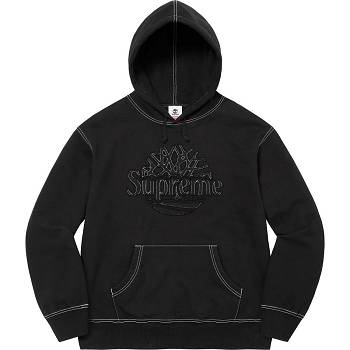 Sudaderas Supreme Timberland® Hooded Negras | CR301EX