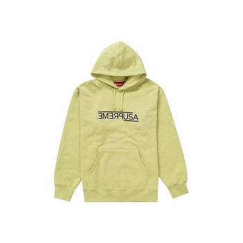 Sudaderas Supreme USA Hooded Amarillo | CR255OR