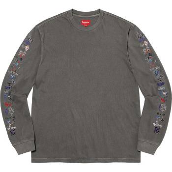 Suéteres Supreme AOI Icons L/S Top Negras | CR312FM