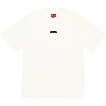 Suéteres Supreme Oval Logo S/S Top Blancas | CR339GL