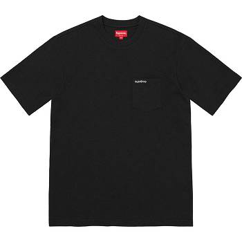 Suéteres Supreme S/S Pocket Tee Negras | CR320CE