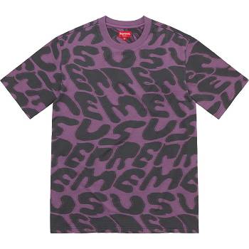 Suéteres Supreme Stacked Intarsia S/S Top Moradas | CR309AP